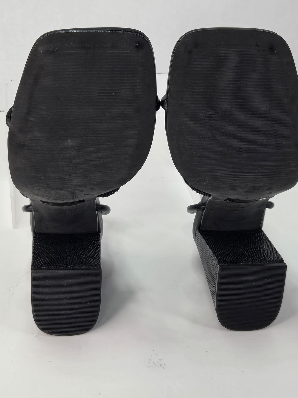 Steve Madden Kinsley Black Strappy Block Heel Sandals Women's Size 11 - Picture 8 of 13